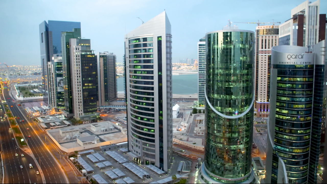 Skyline der Hauptstadt Doha