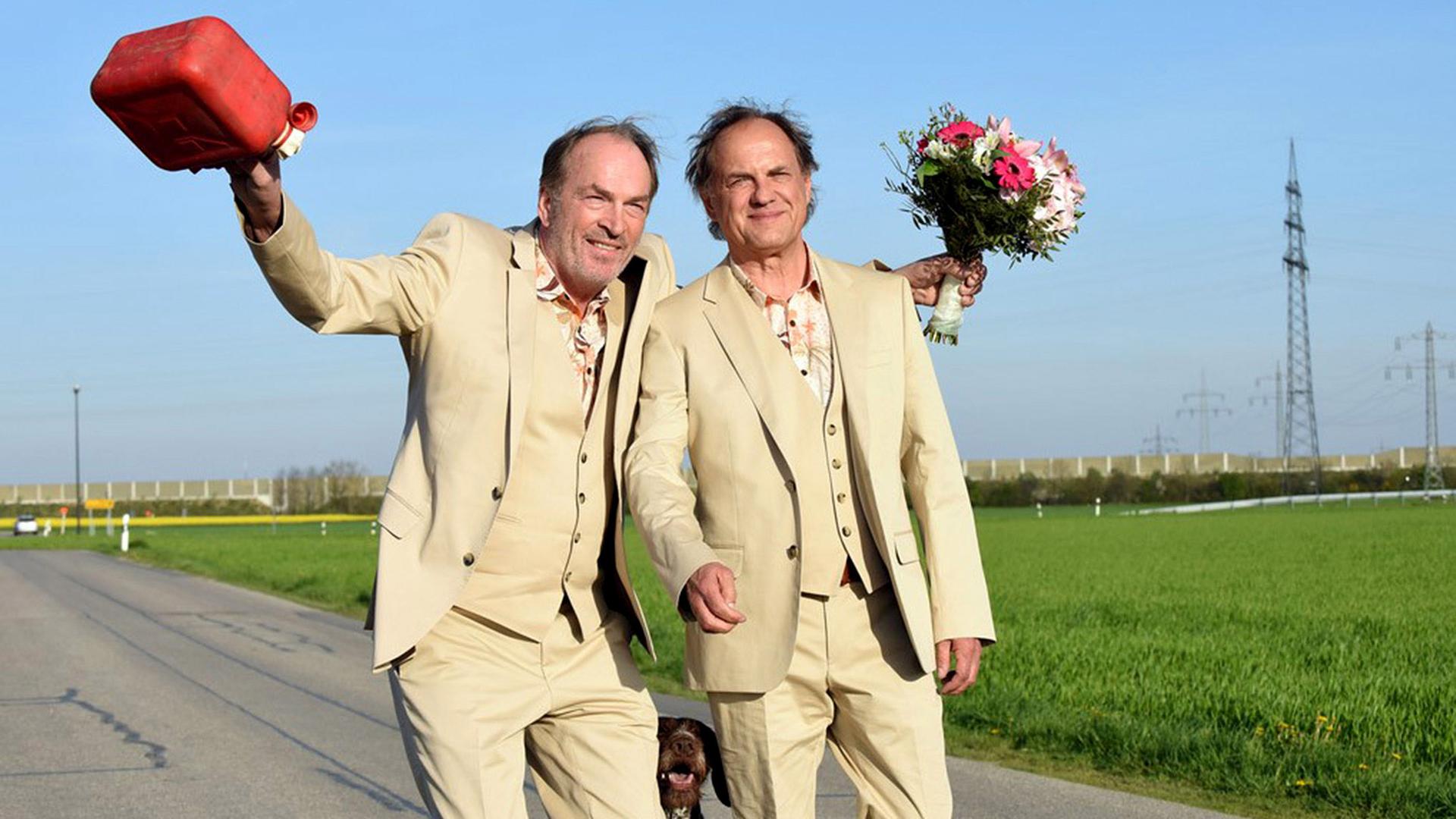 Hans (Herbert Knaup, l.) und Joachim (Uwe Ochsenknecht) 