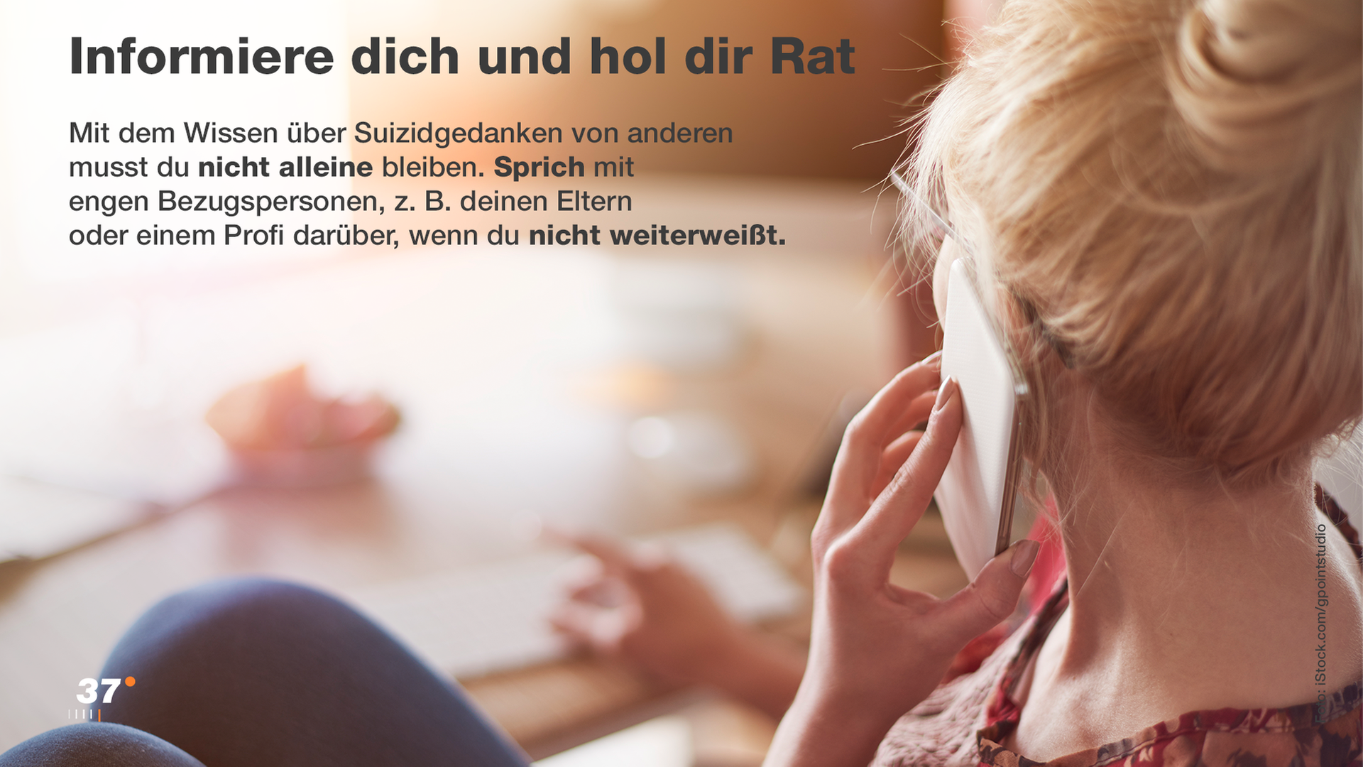 Suizid: Hilfe für Freunde und Familie