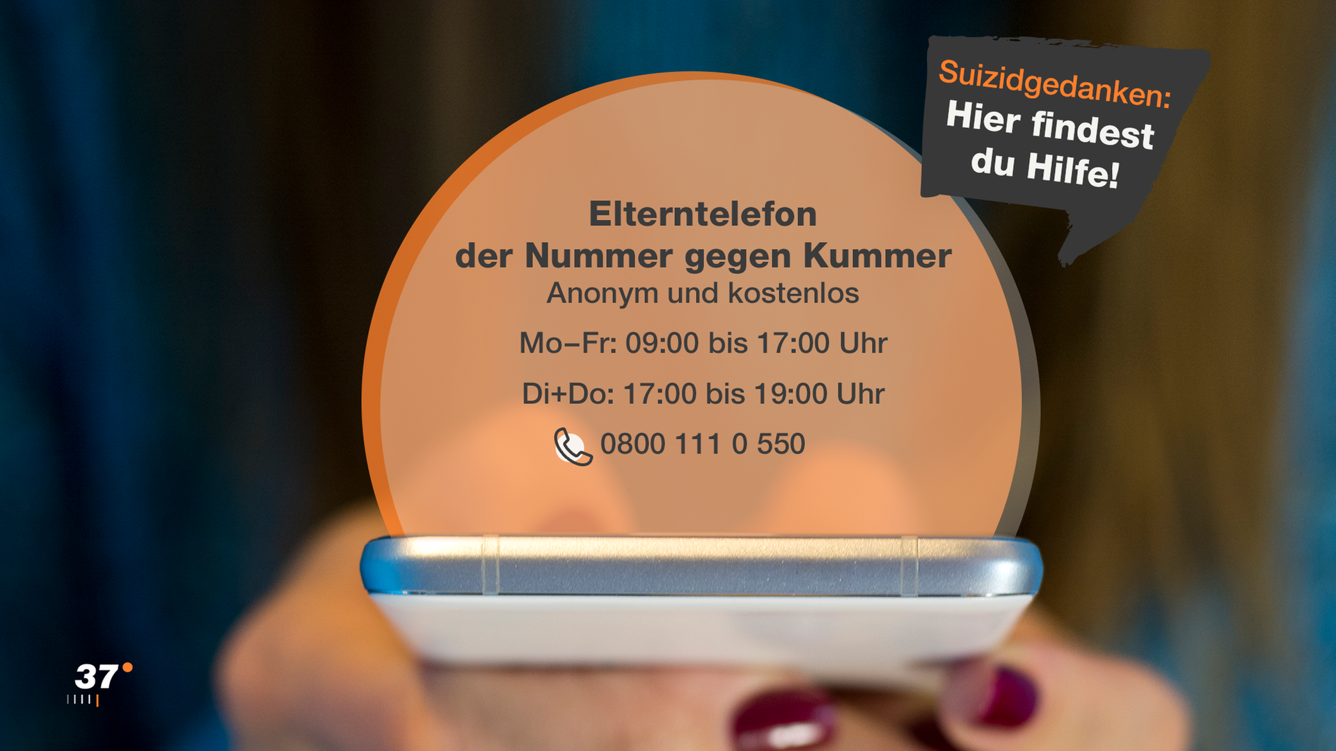 Adressen von Beratungsstellen bei Suizidgedanken