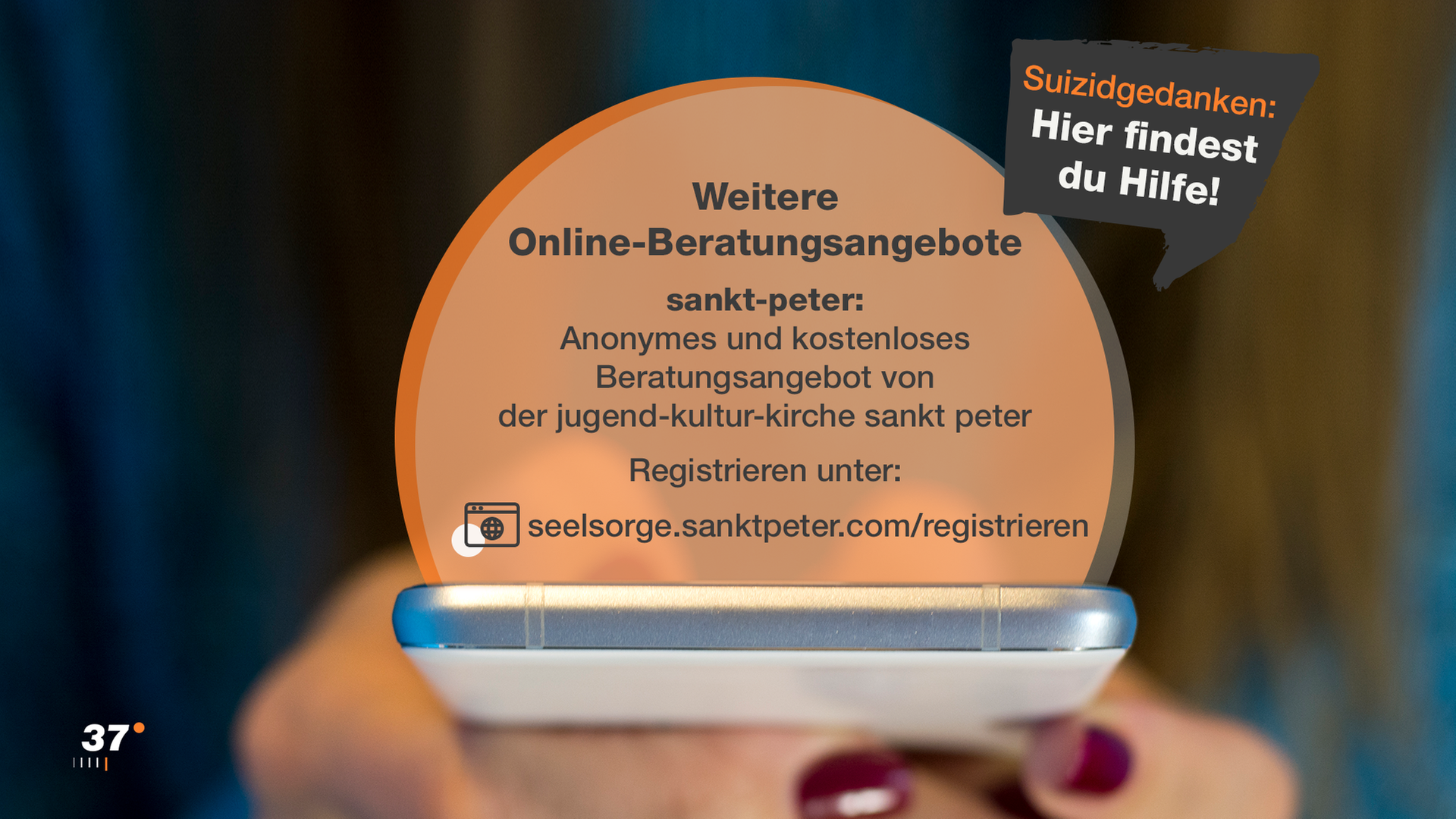 Adressen von Beratungsstellen bei Suizidgedanken