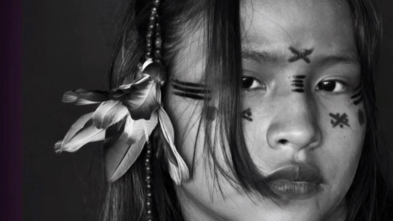 Frau aus dem Amazonas