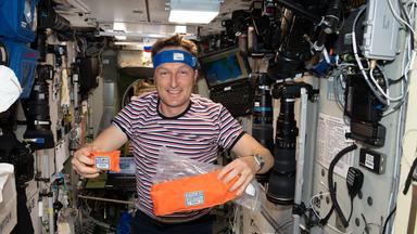 Matthias Maurer auf der ISS