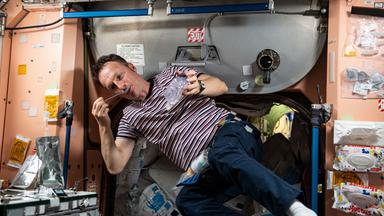 Matthias Maurer im All auf der ISS