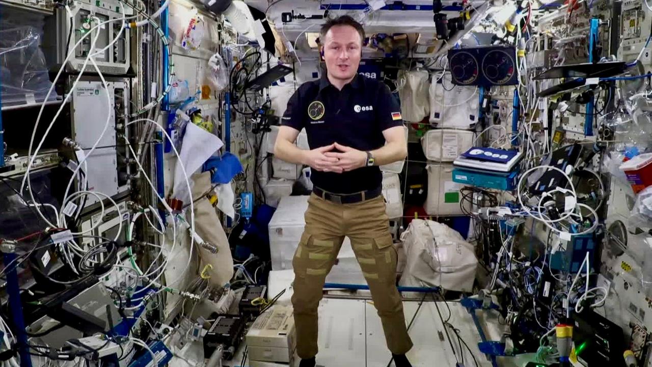 Matthias Maurer auf der ISS