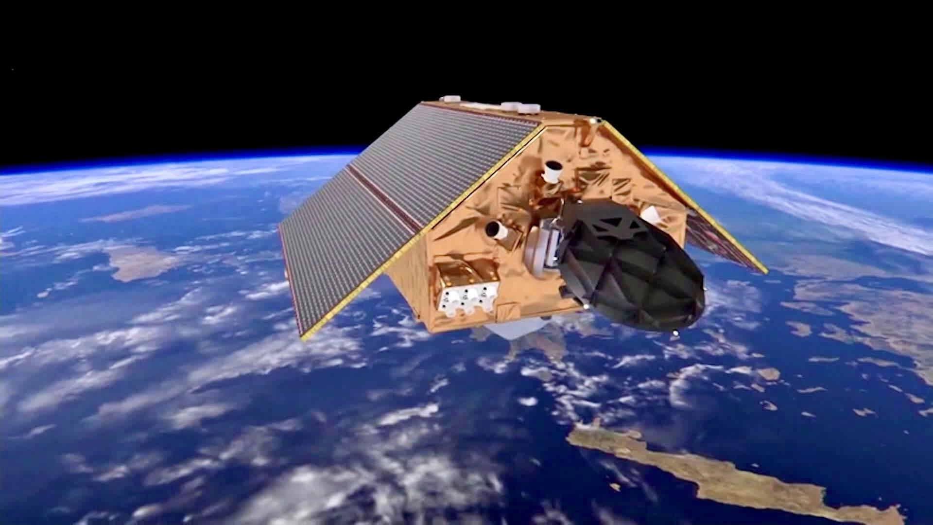 Animation Sentinel 6 Satellit