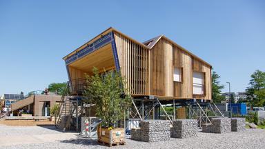Haus des Gewinner-Teams