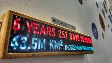 Klimauhr auf der COP27