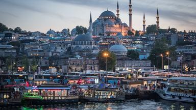 Istanbul bei Sonnenuntergang