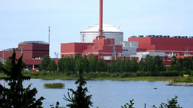 Blick auf das finninsches Atomkraftwerk Olkiluoto