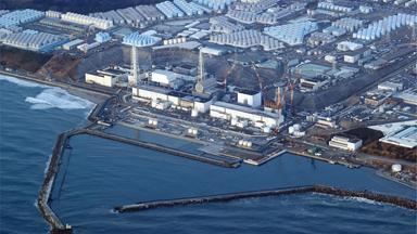 Fukushima Kernkraftwerk von oben