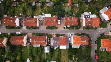 Wohnsiedlung von oben