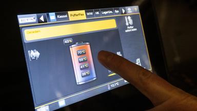 Display für Pelletheizung