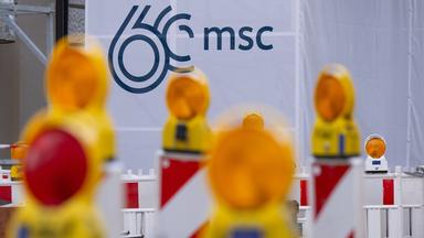 Absperrung Sicherheitskonferenz München