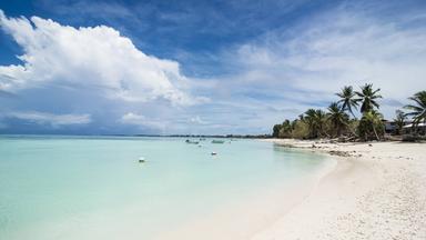 Sandstrand auf Tuvalu
