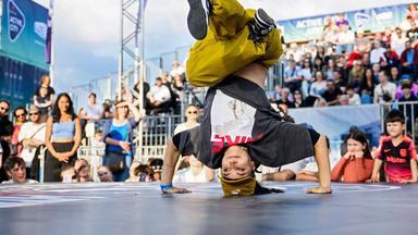 B-Girl Jilou im Ranking-Battle bei den Deutschen Meisterschaften in Hamburg