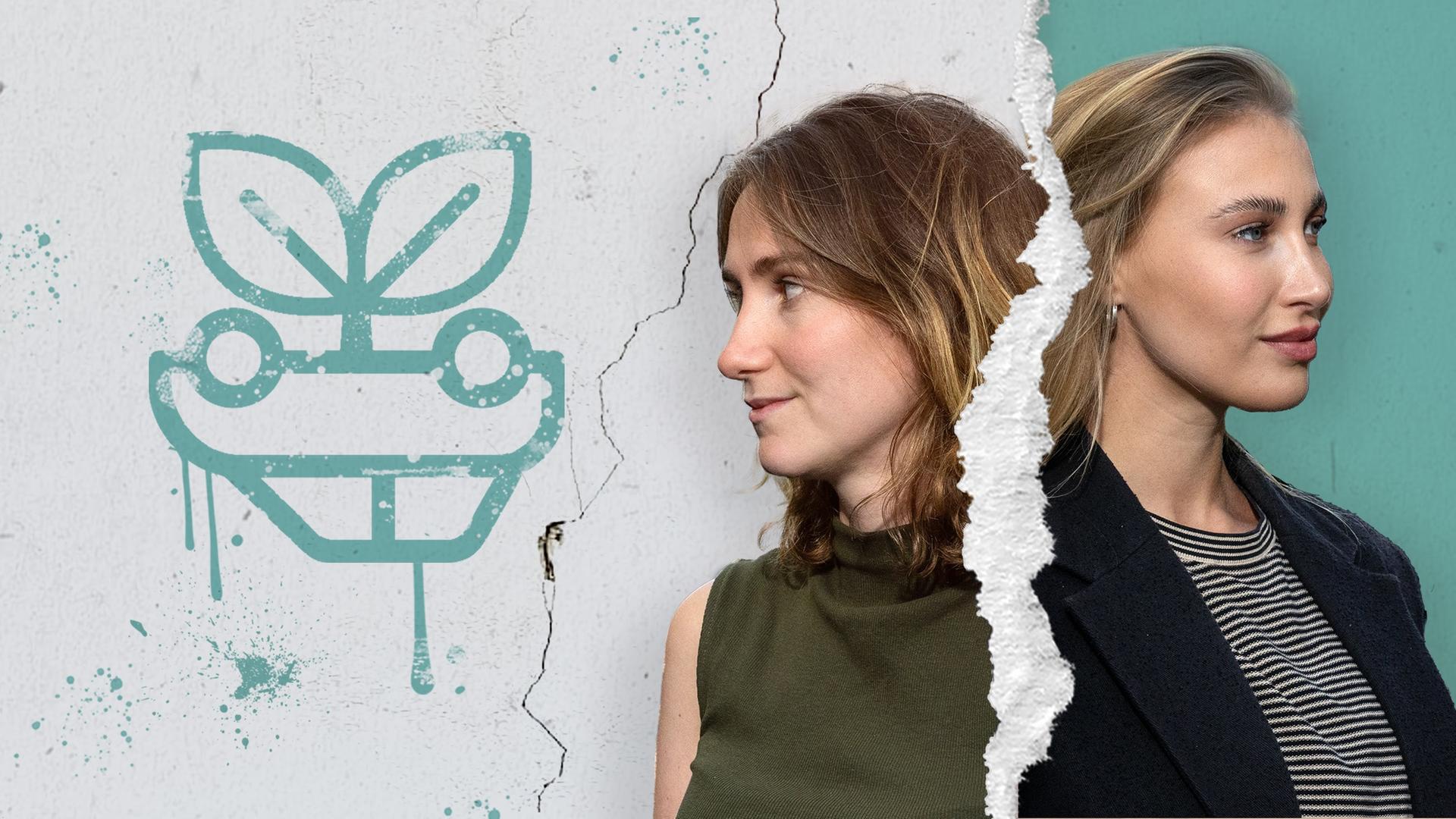 Symbolbild: Risse in der Gesellschaft -  Kampf ums Auto