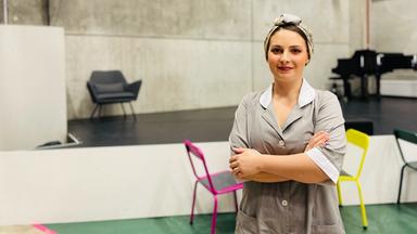 Ekaterina Aleksandrova, Schauspielerin vom Staatstheater Augsburg.