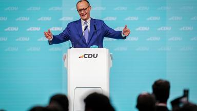 Merz spricht auf CDU Parteitag