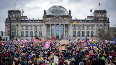 Demonstranten in Berlin