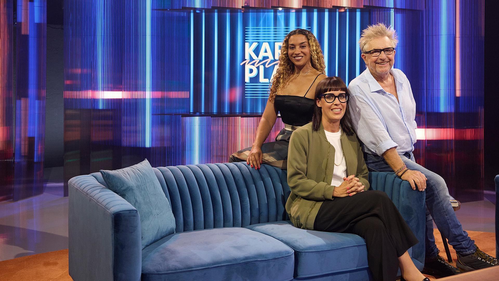 Von links: Nadja Benaissa, Eva Karl Faltermeier und Martin Semmelrogge.