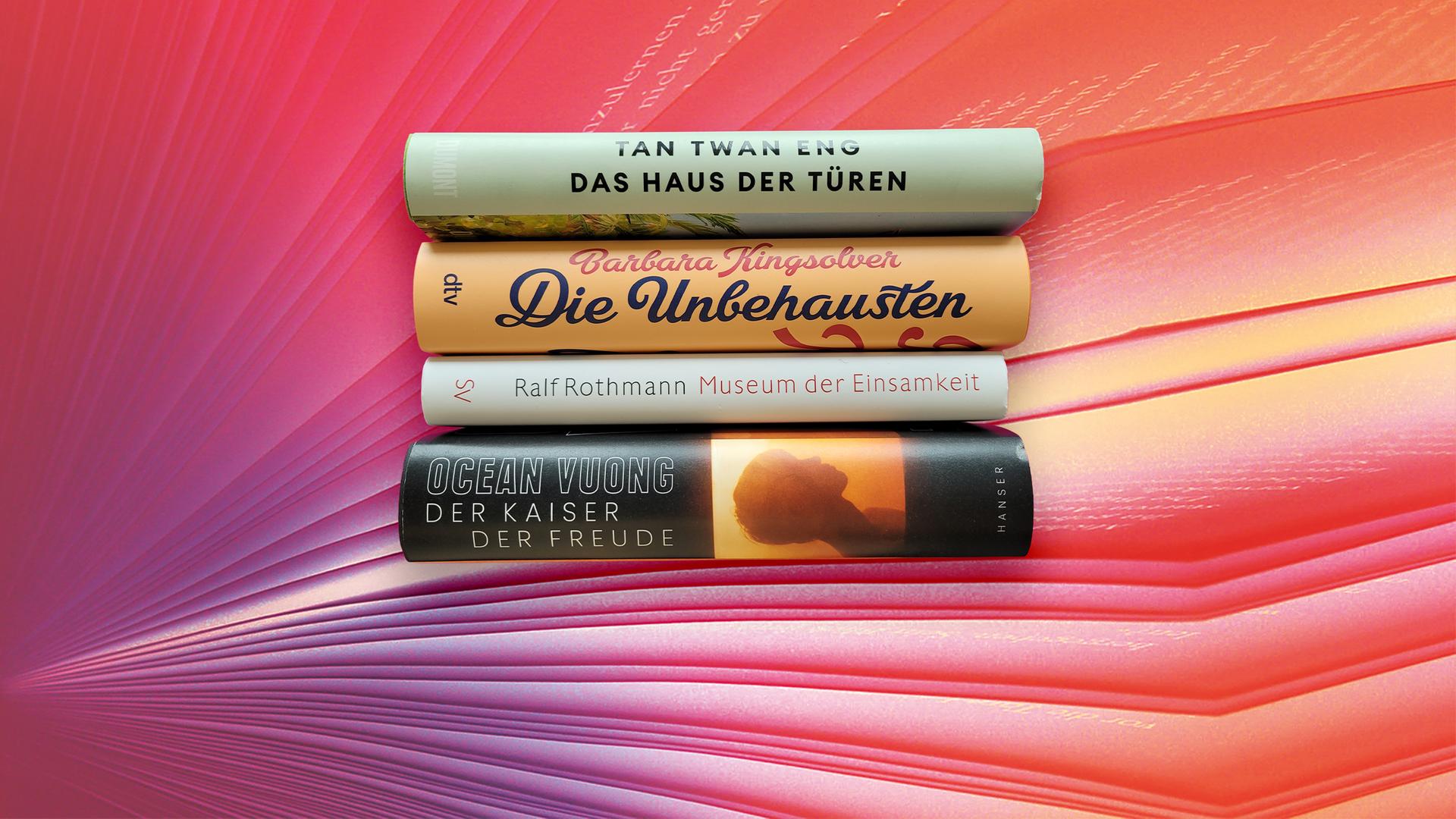 Montage aus Büchern
