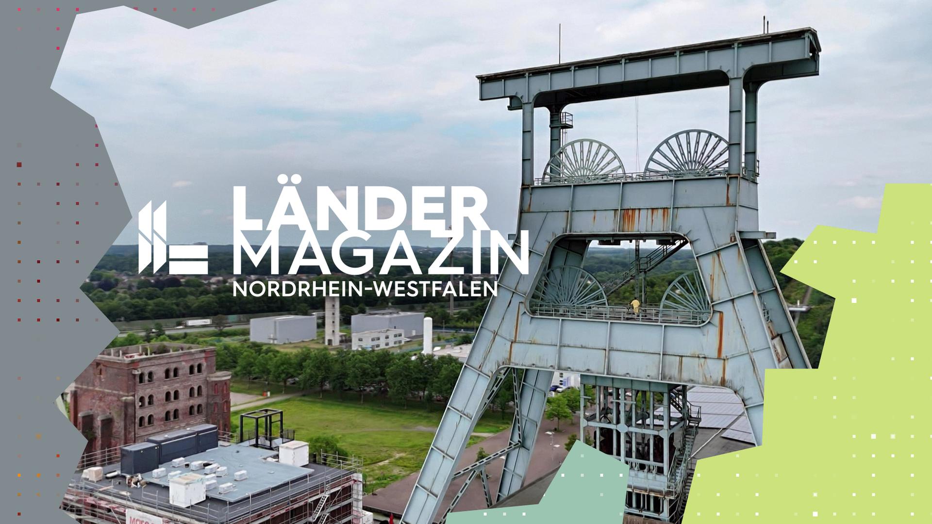 Luftansicht eines alten Industriegeländes.