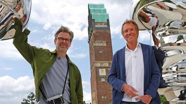 Markus Brock mit Matthias Matschke.