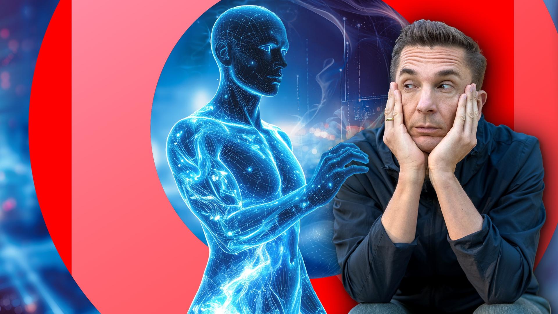  Eric Mayer in einem virtuellen Szenario emotional herausgefordert – und dann von einer KI gecoacht.