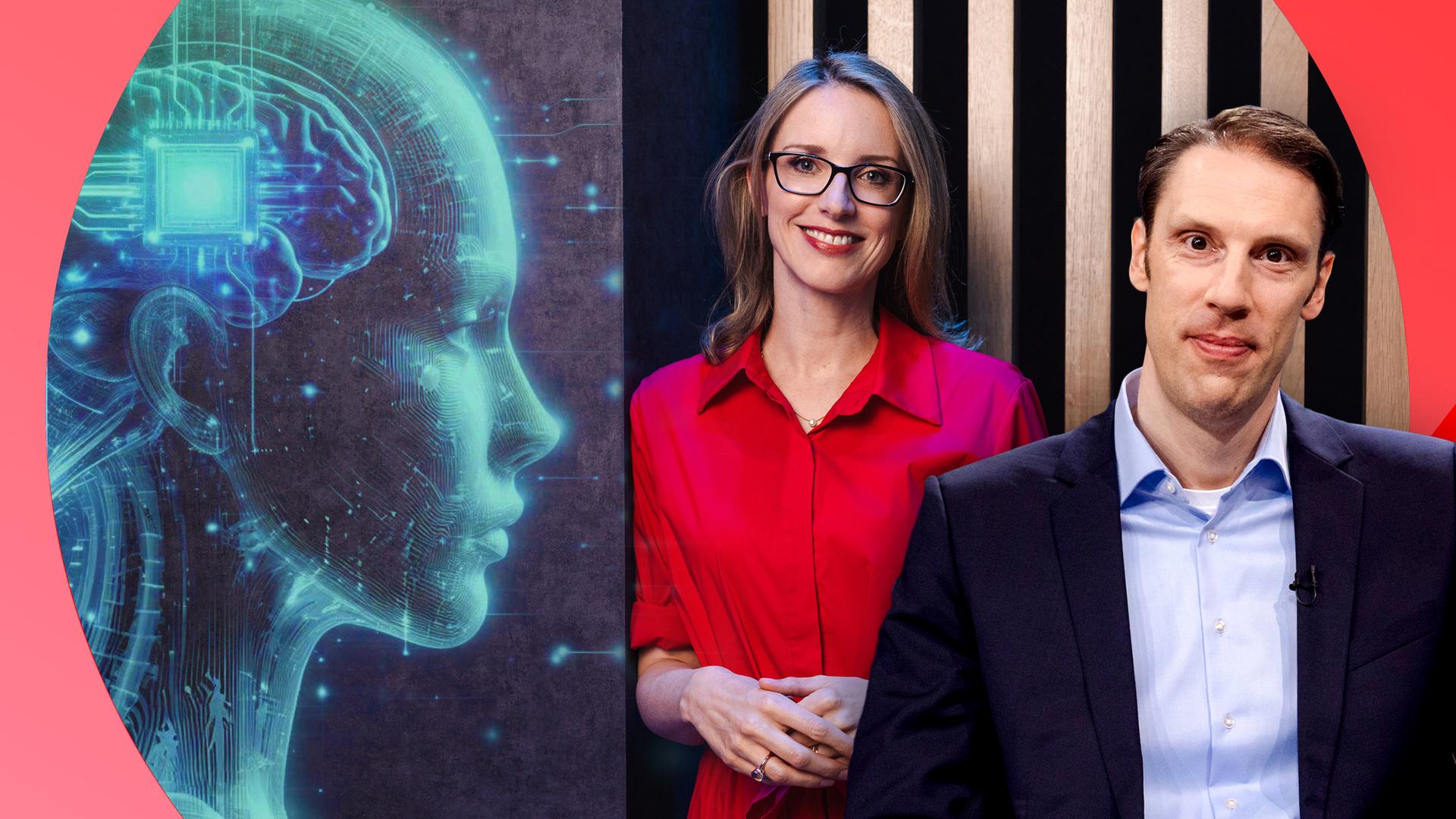 Alena Buyx spricht im NANO Talk mit dem KI-Forscher Björn Ommer über die Grundlagen und die Möglichkeiten generativer KI