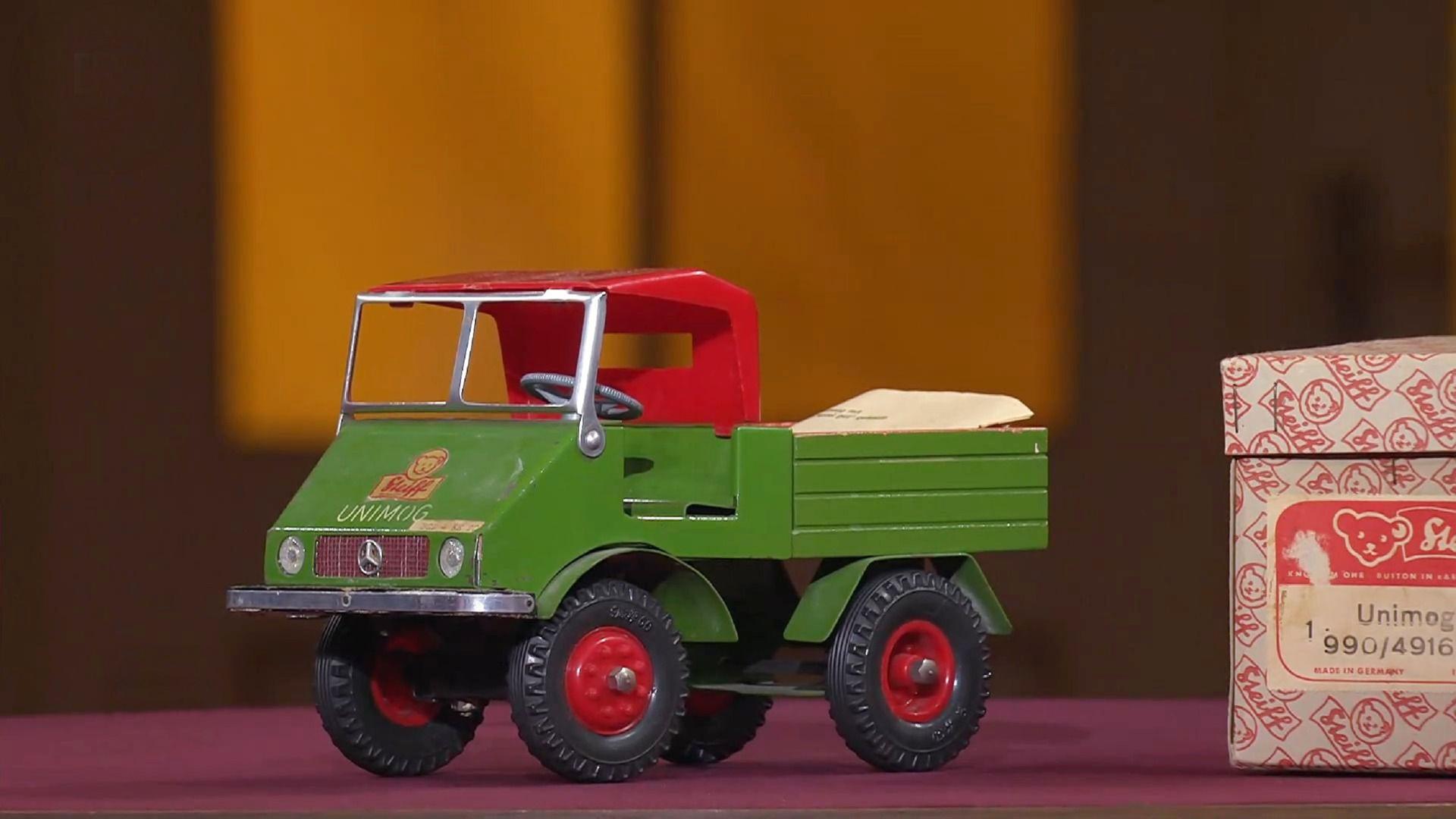 Unimog Steiff Spielzeug.