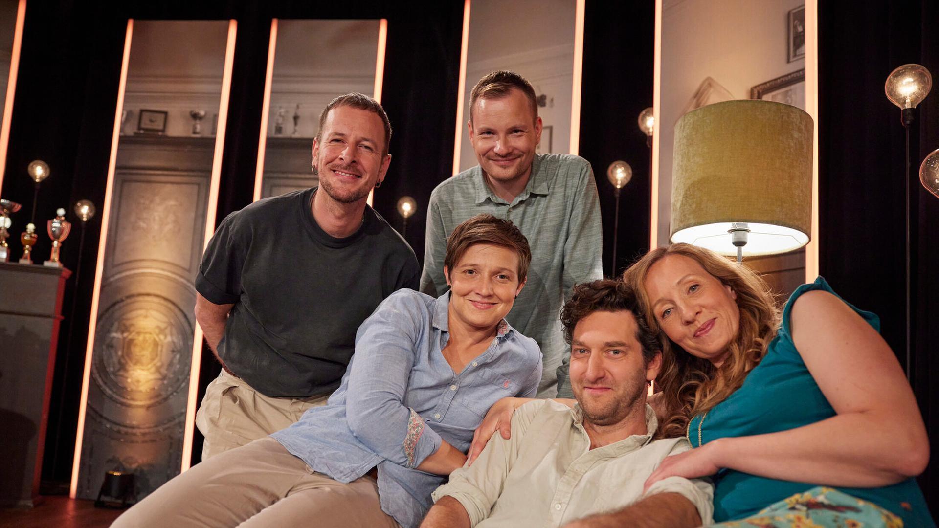 Constanze Lindner und ihre Gäste.