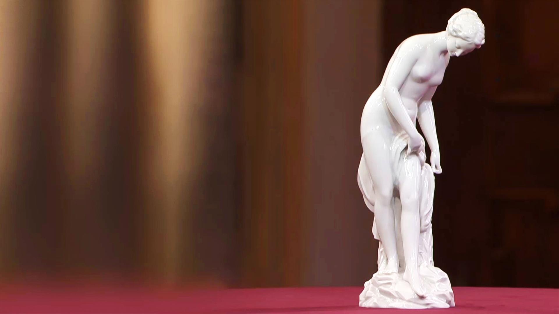 Eine Statue der Venus.