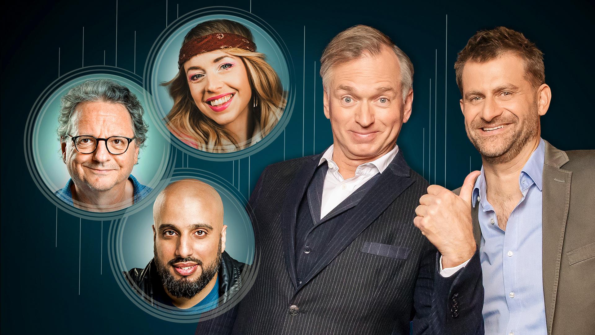 Collage aus Portraits der Gäste