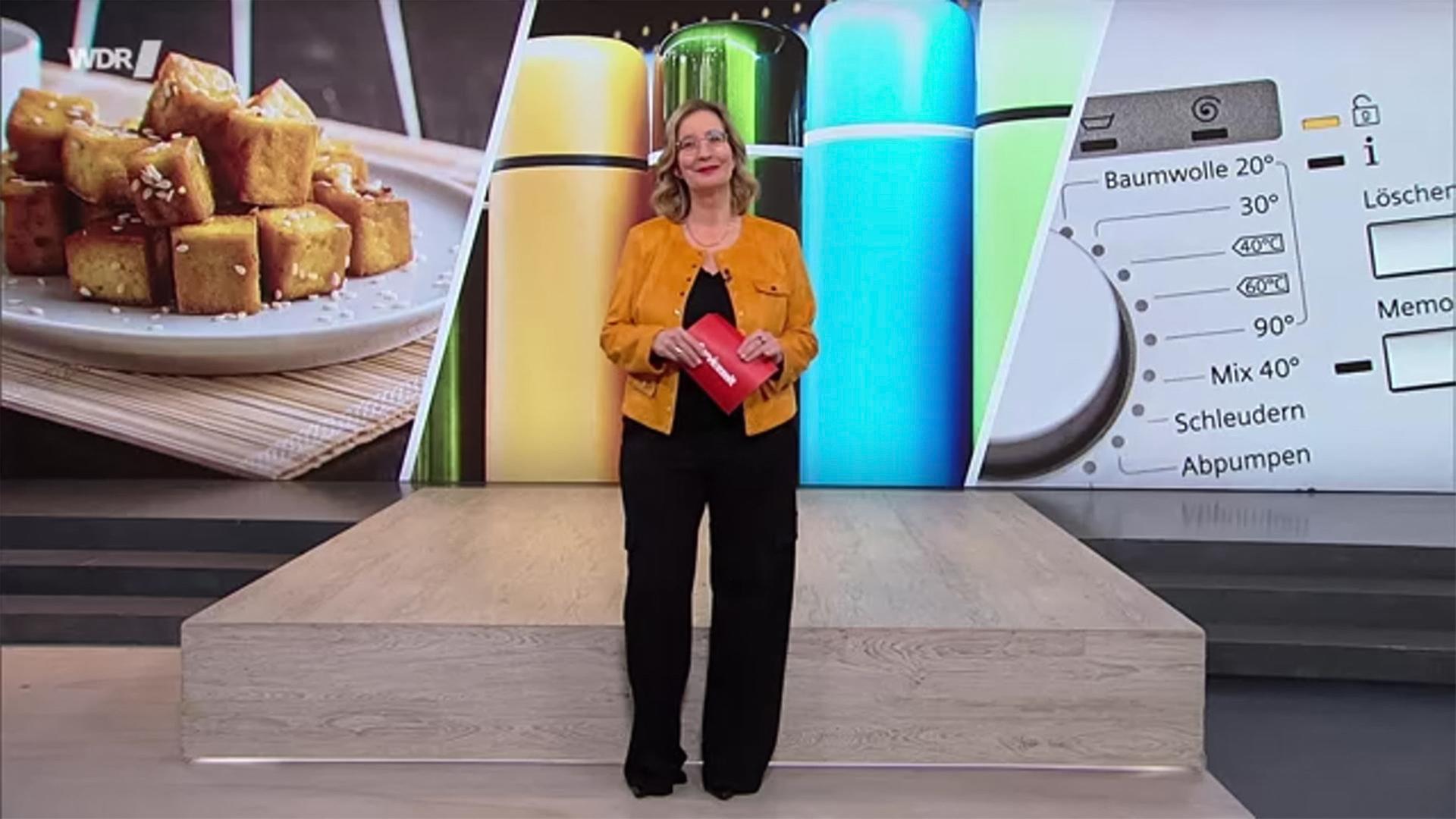 Yvonne Willicks im Servicezeit-Studio.