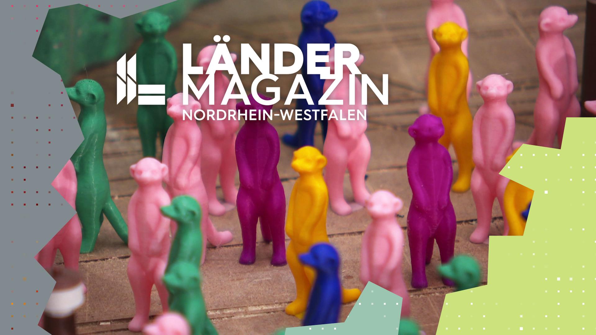 Kleine Erdmännchen aus Plastik.