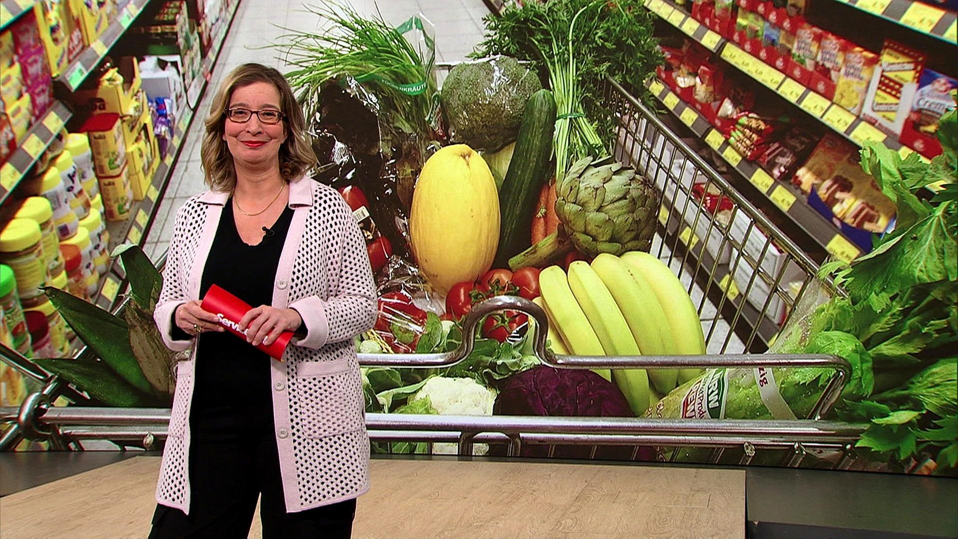 Moderatorin im Servicezeit Studio.