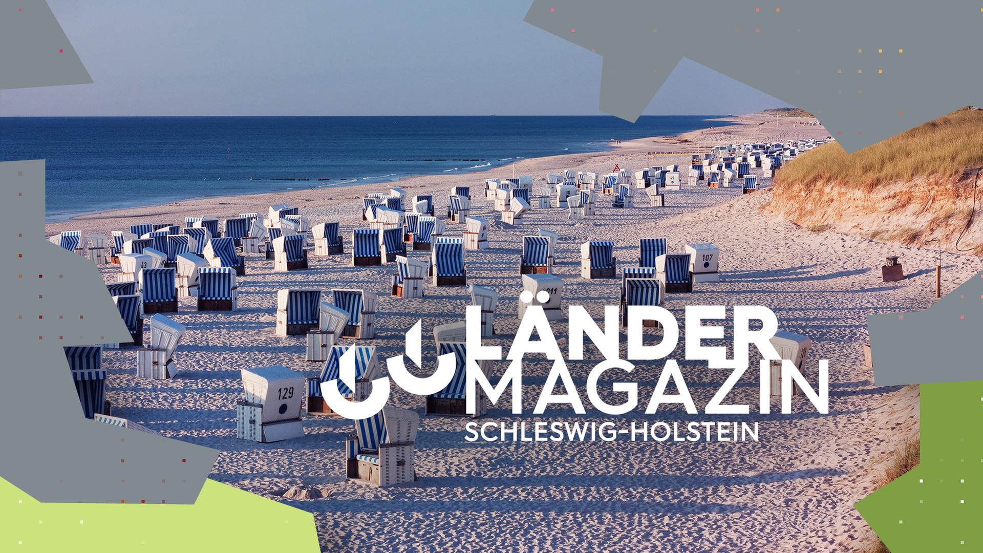 Strand mit Strandkörben auf Sylt