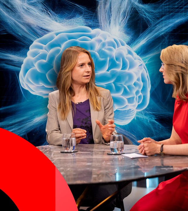 Reizflut im digitalen Alltag: Alena Buyx diskutiert mit Gästen, wie Sinnesreize unser Gehirn belasten – und was wir tun können, um den Fokus zurückzugewinnen.