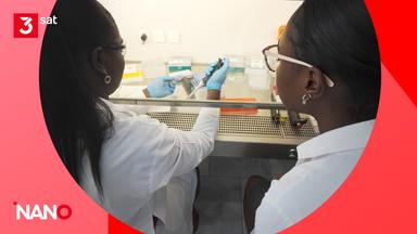 Afrika im Aufbrauch - Mit visionären Projekten wächst der Kontinent rasant und ist weltweit führen. Bild zeigt die afrikanischen Wissenschaftlerinnen Prof. Cynthia Danquah und Mansa Forster im Labor