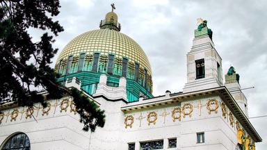 Seitenansicht Otto Wagner Kirche am Steinhof (St. Leopoldi)
