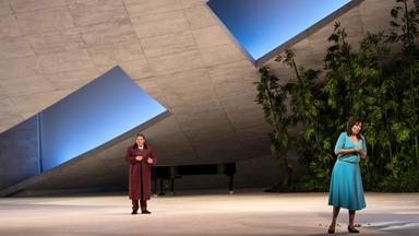 Luca Salsi (Simon Boccanegra), Marina Rebeka (Amelia Grimaldi)