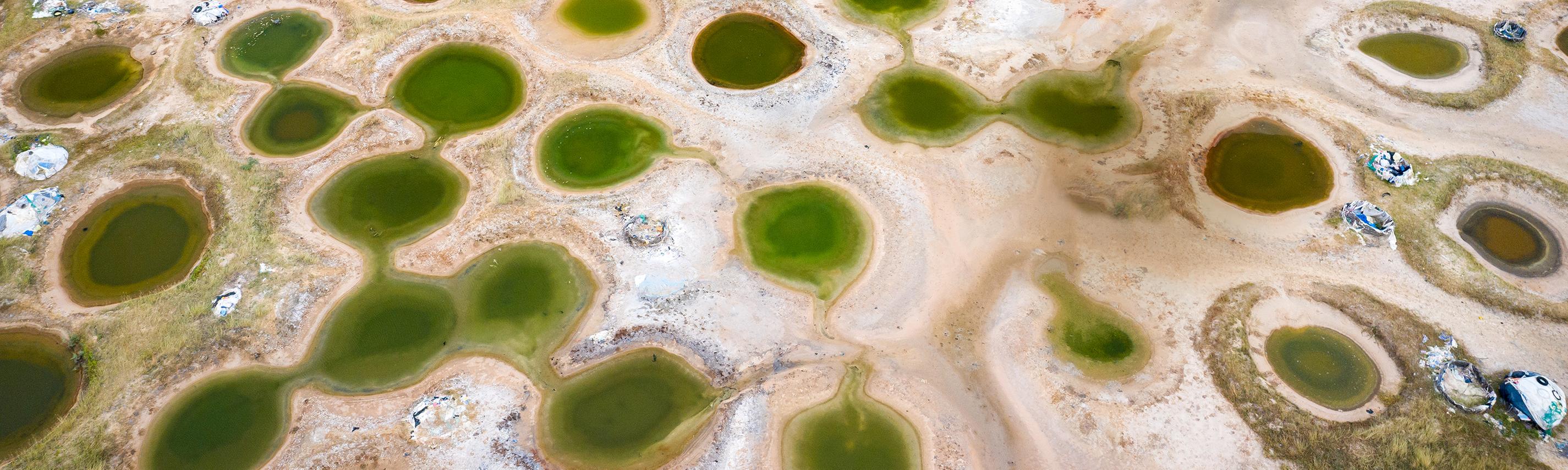 Afrika von oben Hintergrund Sendebereich