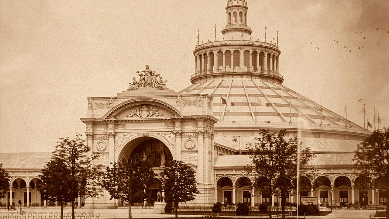 Rotunde - 1873 die grösste Kuppel der Welt und Zentrum der Wiener Weltausstellung.  
