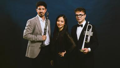 Die drei ersten Preisträgern des ARD Musikwettbewerbs.