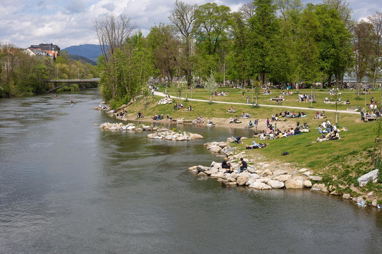 Das Grazer Grün rund um die Mur.