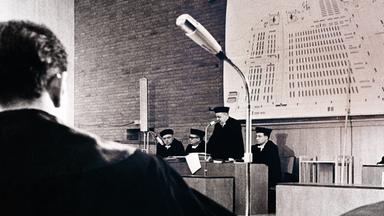 Auschwitzprozess 1964 im Frankfurter Römer