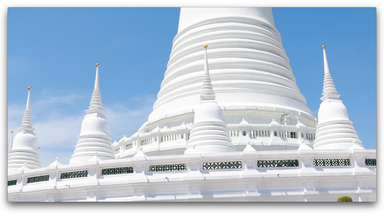 Weißer Tempel in Bangkok