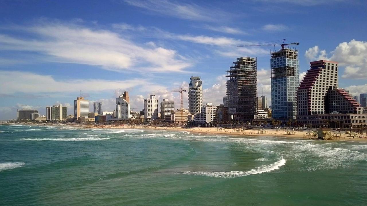 Die Küste von Tel Aviv