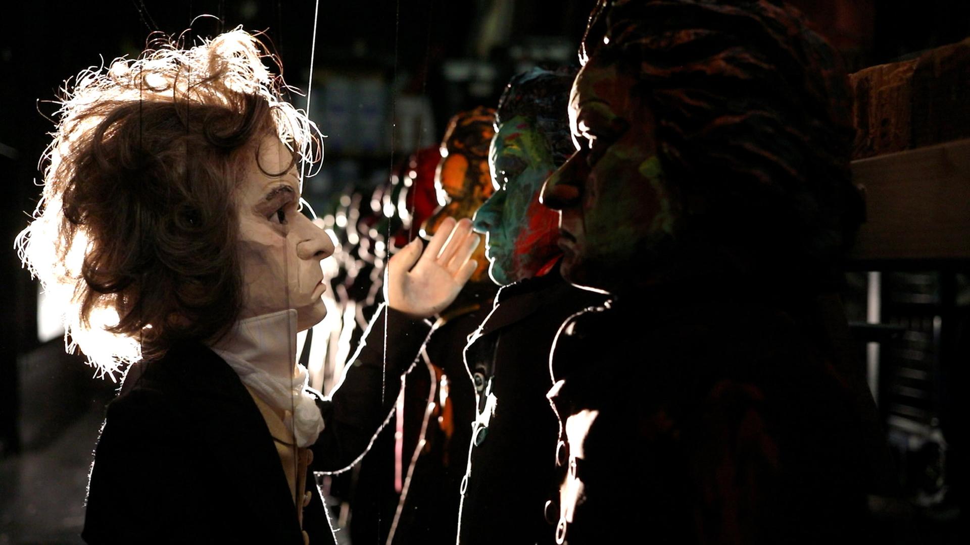 Der große Komponist Ludwig van Beethoven als Puppe: im biografischen Projekt des Staatstheaters Mainz sollen die weniger bekannten Werke des Künstlers im Vordergrund stehen.